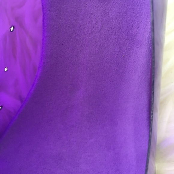 !!!SIZE 10 & 11!!! Purple Perspex Cinderella Heels - Picture 5 of 8